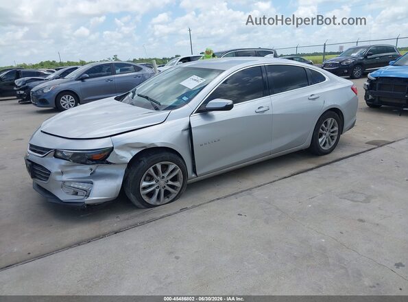 1G1ZE5ST9GF342477 2016 CHEVROLET MALIBU Серебряный Передняя левая четверть