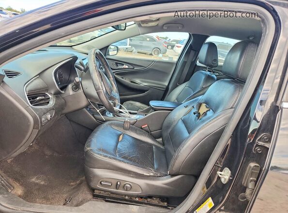 1G1ZE5ST9GF344181 2016 CHEVROLET MALIBU Black წინა სალონის ხედი
