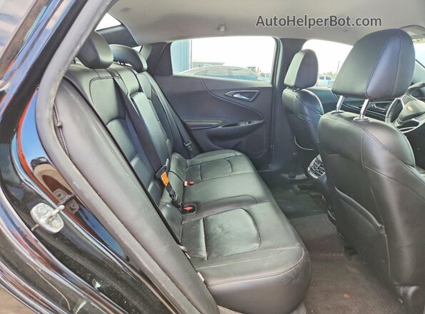 1G1ZE5ST9GF344181 2016 CHEVROLET MALIBU Black უკანა სავარძლების ხედი