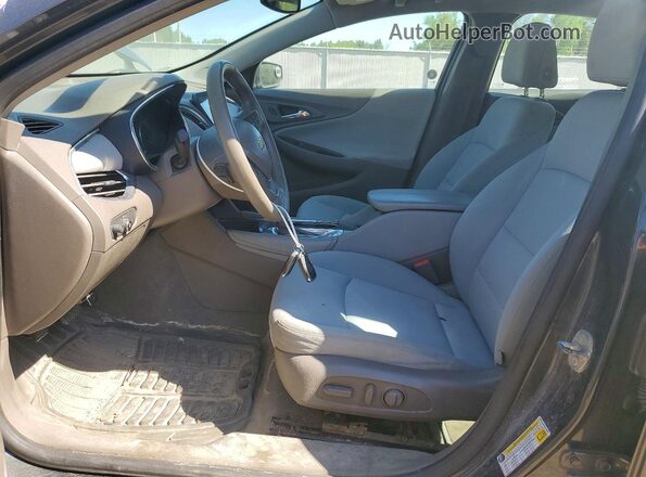 1G1ZE5ST9GF349980 2016 CHEVROLET MALIBU Charcoal Front interior view