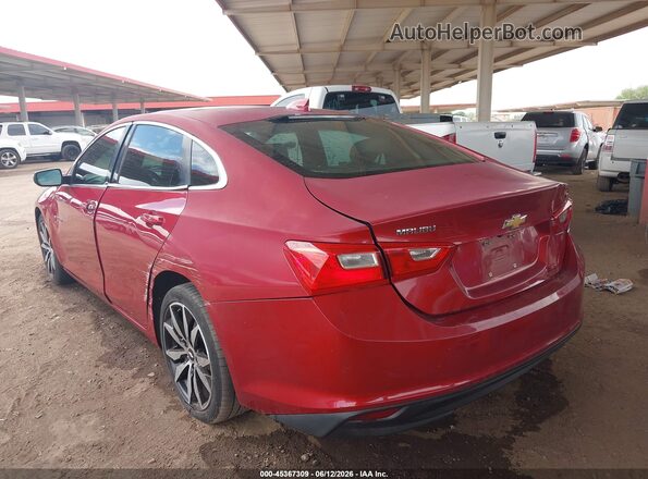 1G1ZE5STXGF202423 2016 CHEVROLET MALIBU Red 