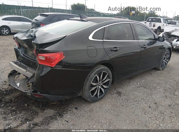 1G1ZE5STXGF203944 2016 CHEVROLET MALIBU Black Rear right