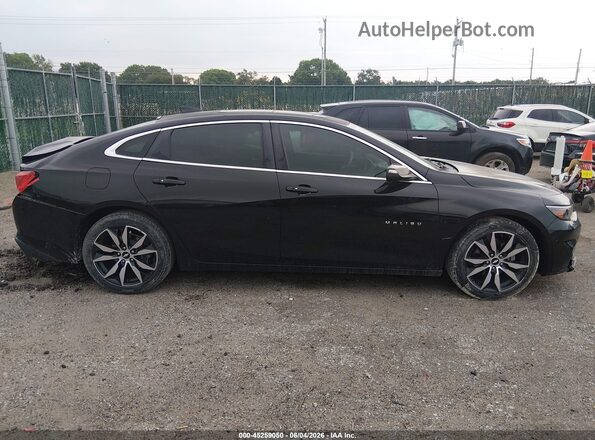 1G1ZE5STXGF203944 2016 CHEVROLET MALIBU Black Rear interior view