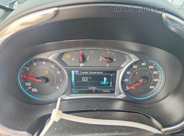 1G1ZE5STXGF243098 2016 CHEVROLET MALIBU Black Instrument cluster view