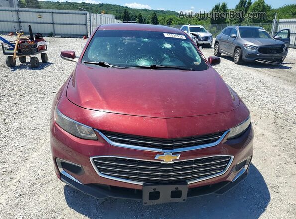 1G1ZE5STXGF324568 2016 CHEVROLET MALIBU Burgundy 