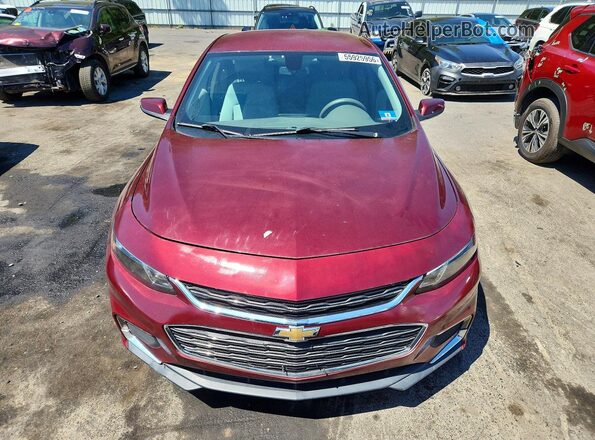 1G1ZE5STXGF328992 2016 CHEVROLET MALIBU Maroon Widok z przodu