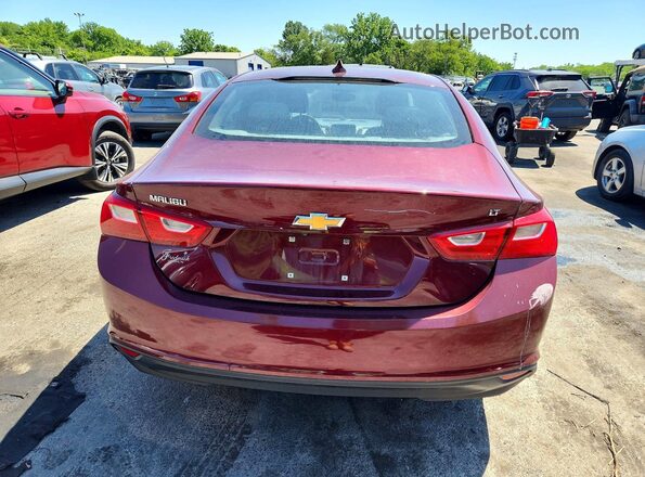 1G1ZE5STXGF328992 2016 CHEVROLET MALIBU Maroon Widok z tyłu
