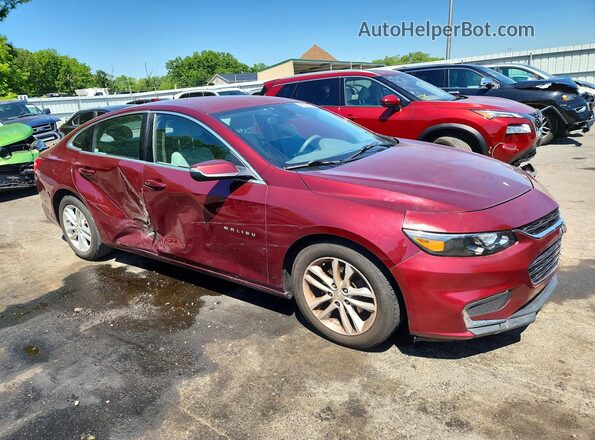 1G1ZE5STXGF328992 2016 CHEVROLET MALIBU Maroon Przód prawy