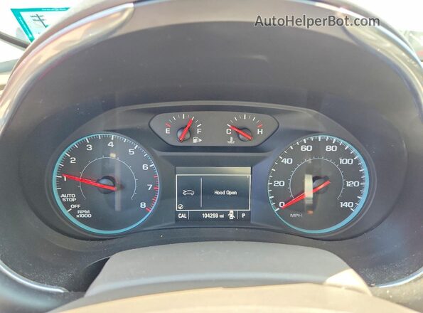 1G1ZE5STXGF328992 2016 CHEVROLET MALIBU Maroon Widok zestawu wskaźników