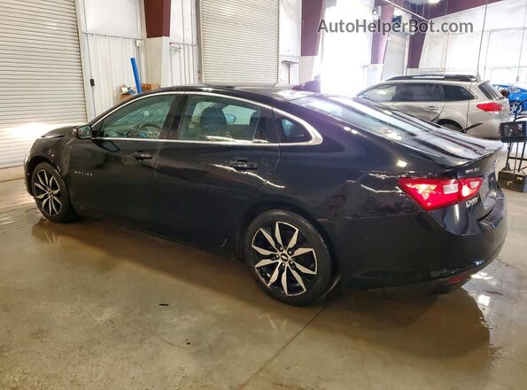 1G1ZE5STXHF267273 2017 CHEVROLET MALIBU Black უკანა მარცხენა