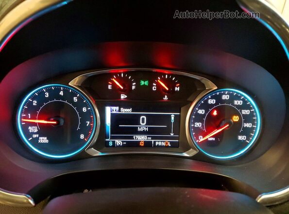 1G1ZE5STXHF267273 2017 CHEVROLET MALIBU Black ხელსაწყოთა პანელის ხედი
