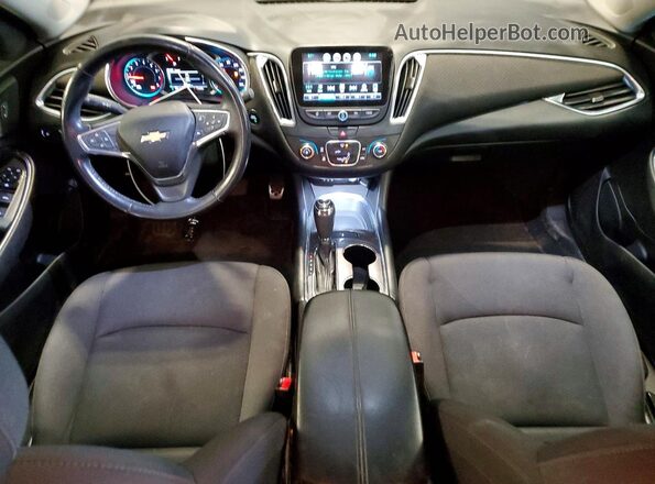 1G1ZE5STXHF267273 2017 CHEVROLET MALIBU Black წინა პანელის ხედი