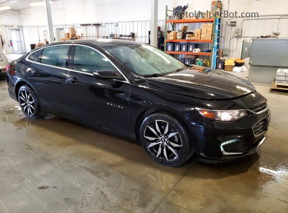 1G1ZE5STXHF267273 2017 CHEVROLET MALIBU Black წინა მარჯვენა