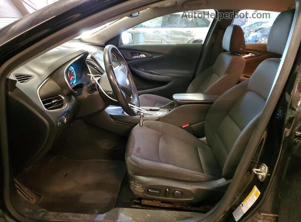1G1ZE5STXHF267273 2017 CHEVROLET MALIBU Black წინა სალონის ხედი