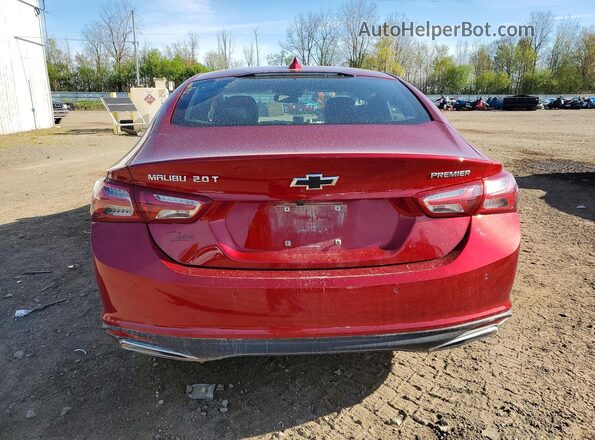 1G1ZE5SX4MF041291 2021 CHEVROLET MALIBU Красный Вид сзади