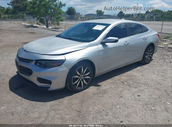 1G1ZF5SX1GF280671 2016 CHEVROLET MALIBU Silver Առջևի ձախ երեք քառորդ տեսարան