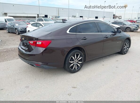 1G1ZF5SX2GF202707 2016 CHEVROLET MALIBU Brown Rear right