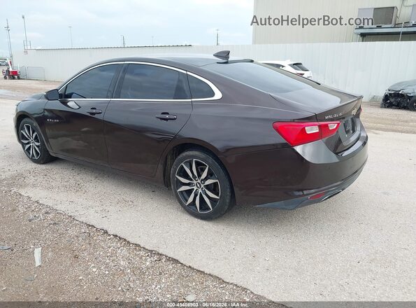 1G1ZF5SX2GF202707 2016 CHEVROLET MALIBU Brown Rear left