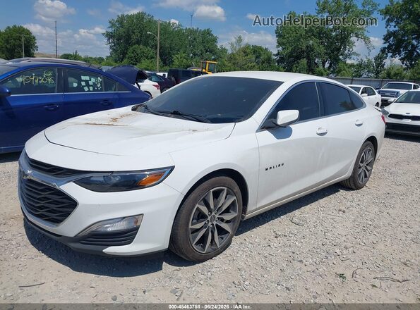 1G1ZG5ST0MF061691 2021 CHEVROLET MALIBU White წინა მარცხენა ხედი სამი მეოთხედიდან