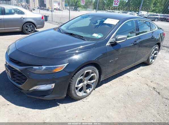 1G1ZG5ST1KF185501 2019 CHEVROLET MALIBU Black წინა მარცხენა ხედი სამი მეოთხედიდან