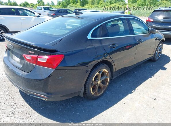 1G1ZG5ST1KF185501 2019 CHEVROLET MALIBU Black უკანა მარჯვენა