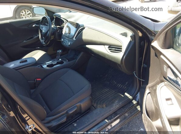 1G1ZG5ST1KF185501 2019 CHEVROLET MALIBU Black წინა სალონის ხედი
