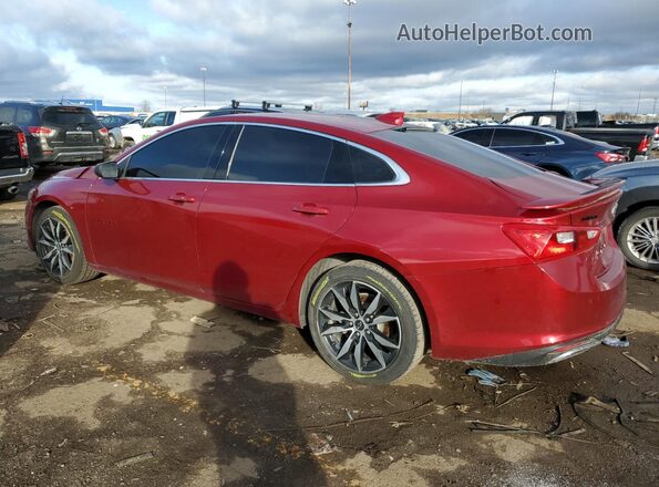 1G1ZG5ST1MF009454 2021 CHEVROLET MALIBU Red Trasero izquierdo