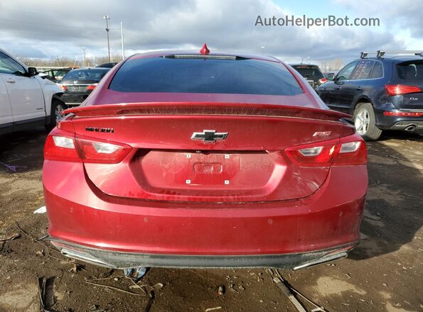 1G1ZG5ST1MF009454 2021 CHEVROLET MALIBU Red Vista trasera