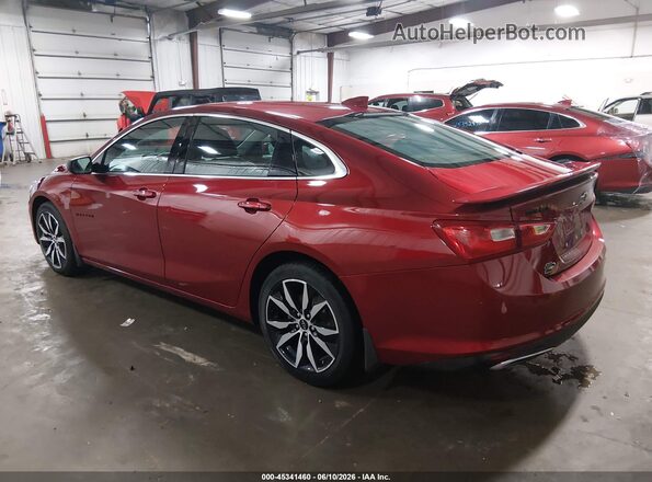 1G1ZG5ST1MF044771 2021 CHEVROLET MALIBU Red Rear left