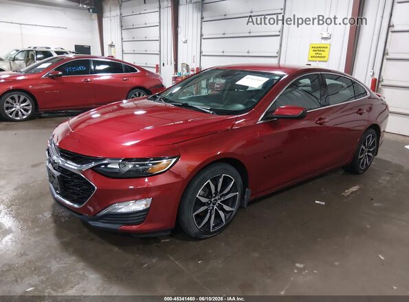 1G1ZG5ST1MF044771 2021 CHEVROLET MALIBU Red Front left