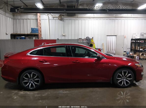 1G1ZG5ST1MF044771 2021 CHEVROLET MALIBU Red Rear interior view