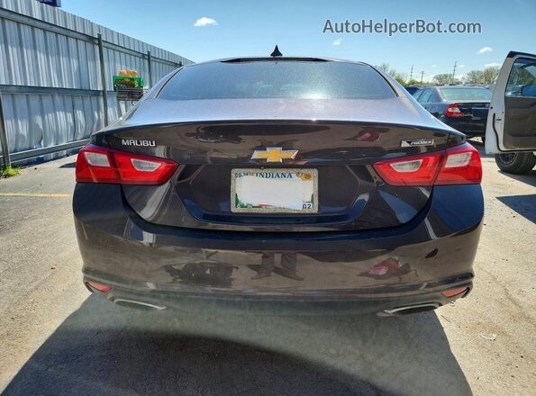 1G1ZG5ST3GF127557 2016 CHEVROLET MALIBU Purple Widok z tyłu