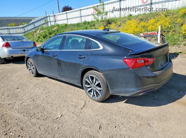1G1ZG5ST3NF205364 2022 CHEVROLET MALIBU Black Հետևի ձախ