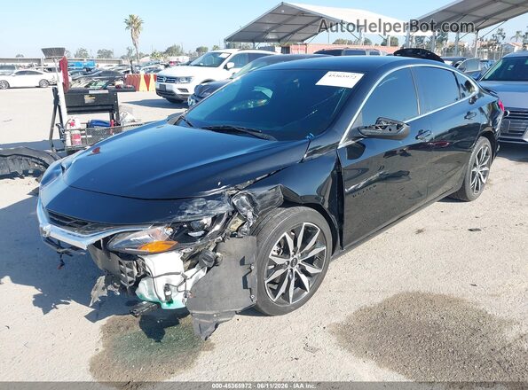 1G1ZG5ST5LF152986 2020 CHEVROLET MALIBU Black Przód lewy