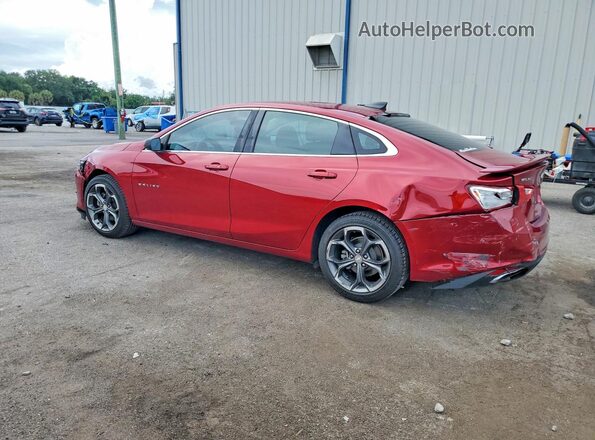1G1ZG5ST6KF185705 2019 CHEVROLET MALIBU Red Rear left