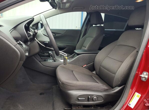 1G1ZG5ST6KF185705 2019 CHEVROLET MALIBU Red Front interior view