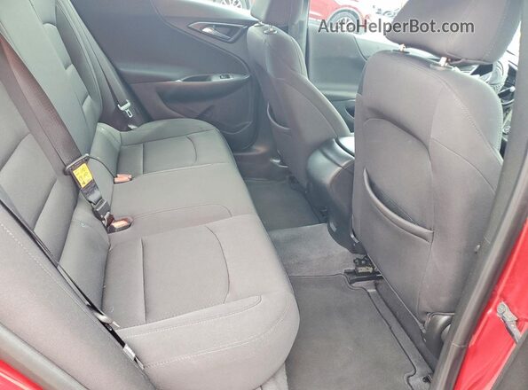 1G1ZG5ST6KF185705 2019 CHEVROLET MALIBU Red Rear seats view
