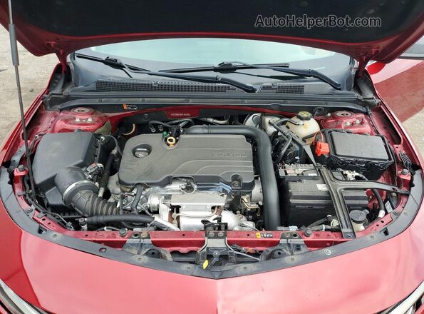 1G1ZG5ST6KF185705 2019 CHEVROLET MALIBU Red Rear interior view