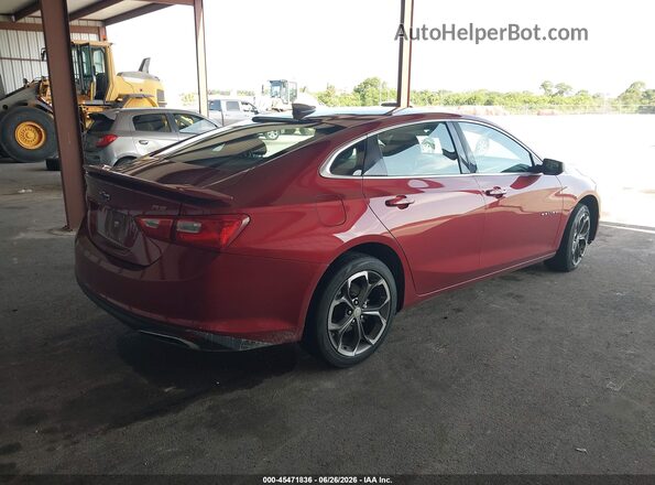 1G1ZG5ST6KF194355 2019 CHEVROLET MALIBU Red უკანა მარჯვენა