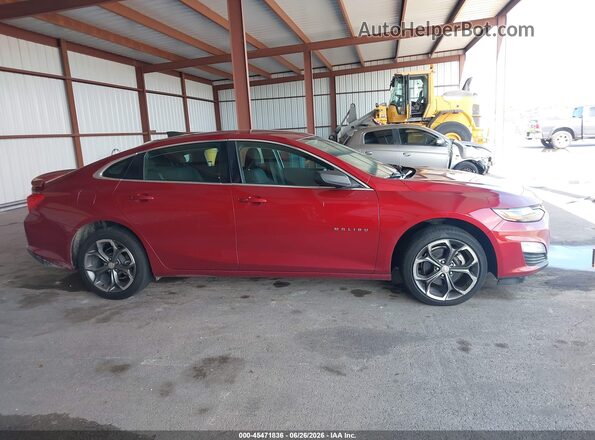 1G1ZG5ST6KF194355 2019 CHEVROLET MALIBU Red ხელსაწყოთა პანელის ხედი
