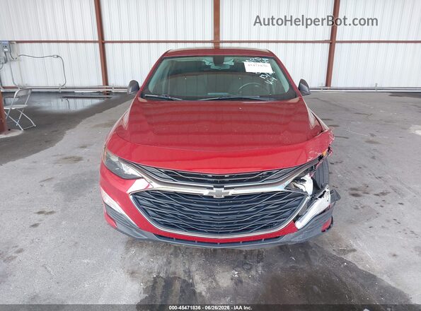 1G1ZG5ST6KF194355 2019 CHEVROLET MALIBU Red წინა პანელის ხედი