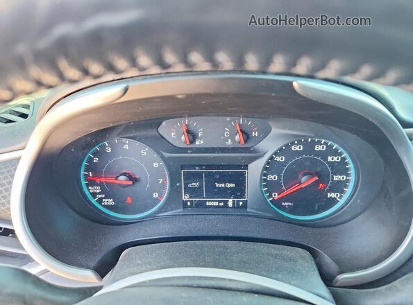 1G1ZG5ST6LF024093 2020 CHEVROLET MALIBU White Instrument cluster view