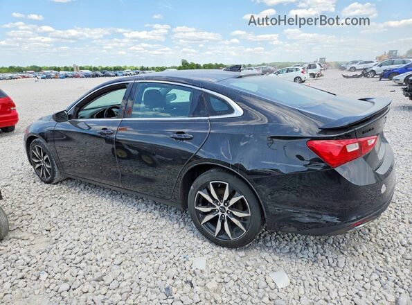 1G1ZG5ST7LF115048 2020 CHEVROLET MALIBU Black Rear left