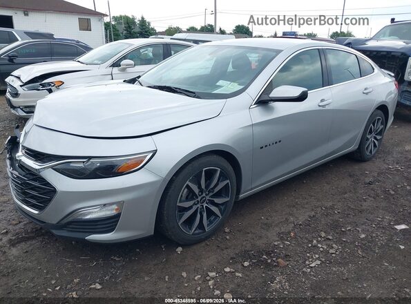 1G1ZG5ST7MF064782 2021 CHEVROLET MALIBU Silver Front left