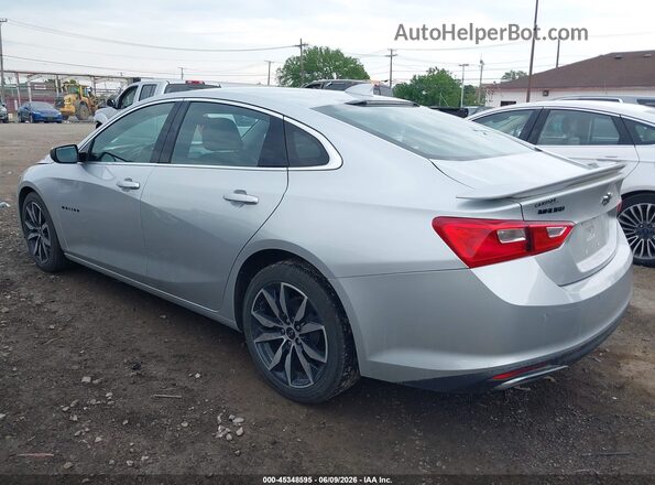 1G1ZG5ST7MF064782 2021 CHEVROLET MALIBU Silver Rear left