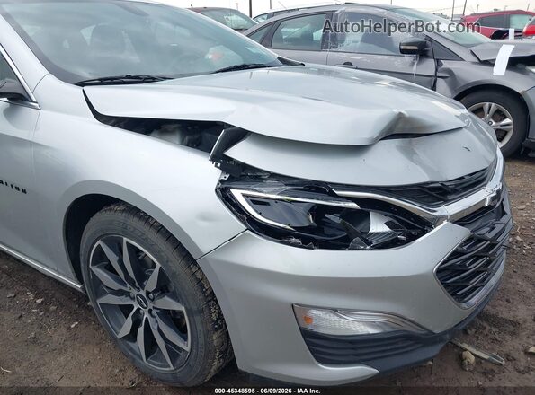 1G1ZG5ST7MF064782 2021 CHEVROLET MALIBU Silver Front view