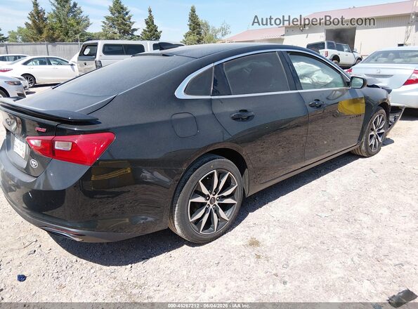 1G1ZG5ST8LF118671 2020 CHEVROLET MALIBU Black უკანა მარჯვენა