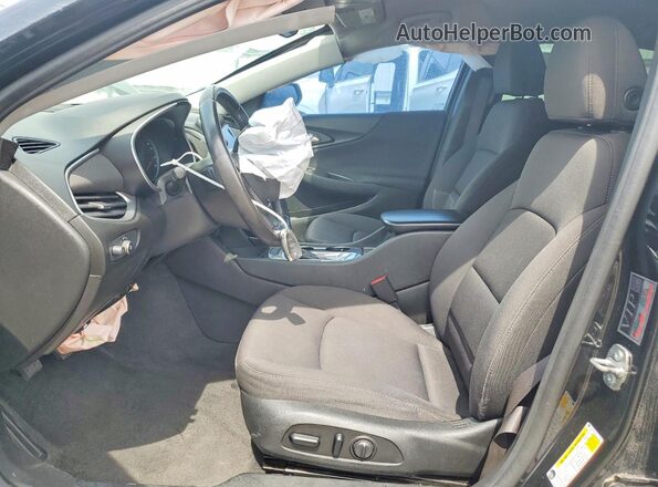 1G1ZG5ST8LF137298 2020 CHEVROLET MALIBU Black Front interior view
