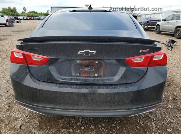 1G1ZG5ST8LF137298 2020 CHEVROLET MALIBU Black Rear view