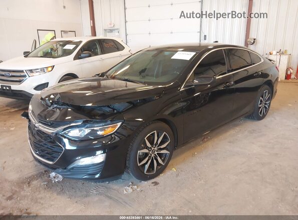 1G1ZG5ST8NF211533 2022 CHEVROLET MALIBU Black Передня ліва чверть